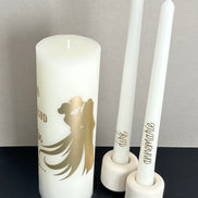 Ons Vir Altyd Begin Hier | Personalised Unity Candle Set