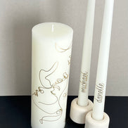 To Have and To Hold | Personalised Unity Candle Set