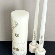 To Have and To Hold | Personalised Unity Candle Set