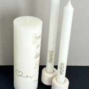Jou Hand in Myne | Personalised Unity Candle Set