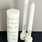 Jou Hand in Myne | Personalised Unity Candle Set